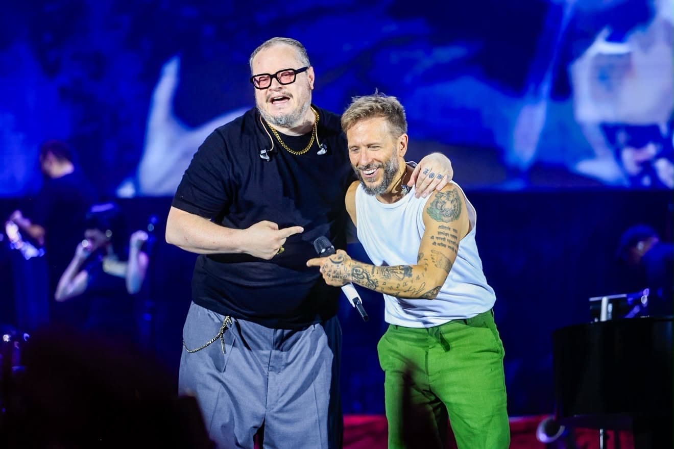 Artistas sobre el escenario